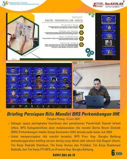 Briefing Persiapan Rilis Mandiri BRS Perkembangan IHK