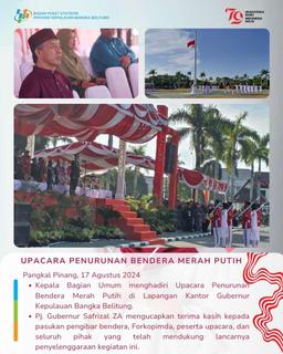 Upacara Penurunan Bendera Merah Putih