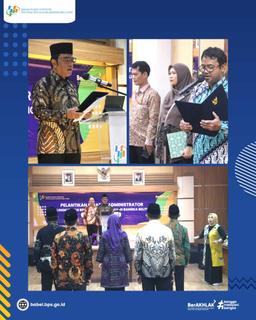 INAUGURATION OF STRUCTURAL OFFICIALS WITHIN BPS THROUGHOUT BANGKA BELITUNG ISLANDS