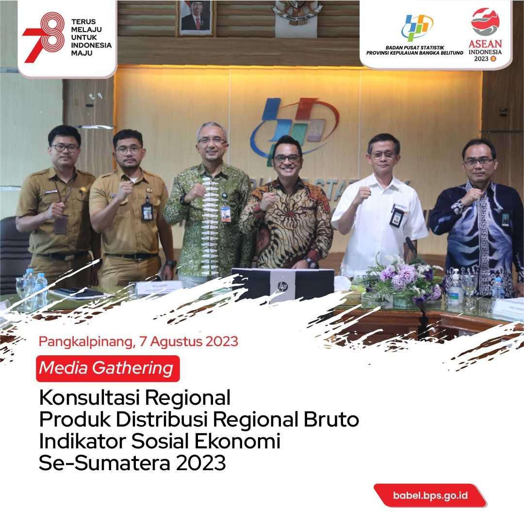 Kep. Babel Tuan Rumah Konreg PDRB-ISE) se-Wilayah Sumatera Tahun 2023.