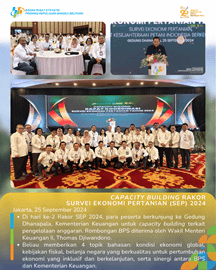 Capacity Building Rakor Survei Ekonomi Pertanian (SEP) 2024