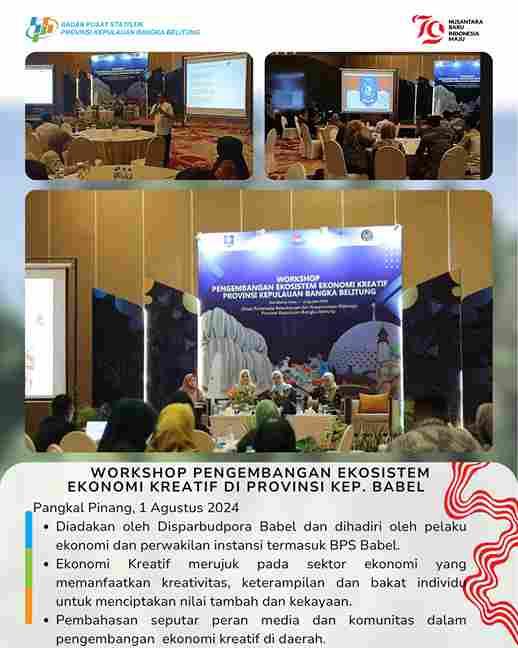 Workshop Pemgembangan Ekosistem Ekonomi Kreatif di Provinsi Kepulauan Bangka Belitung