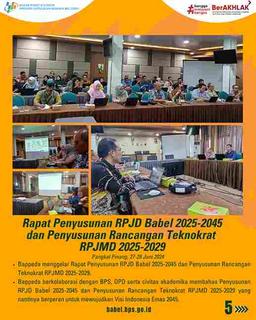 Rapat penyusunan RPJP dan RPJMD