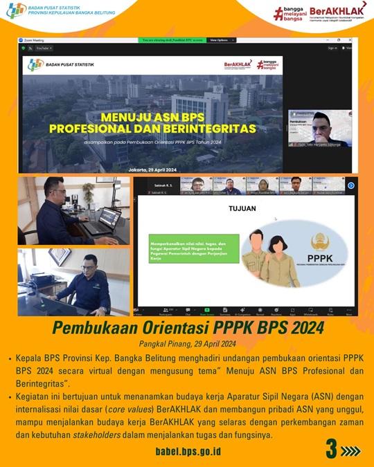 Pembukaan Orientasi PPPK BPS 2024