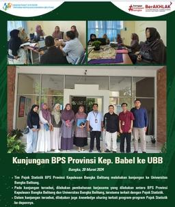 Kunjungan BPS Provinsi Kep. Babel ke UBB