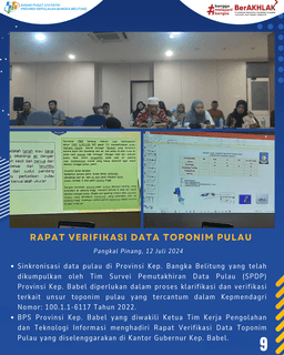 Rapat Verifikasi Data Toponim Pulau