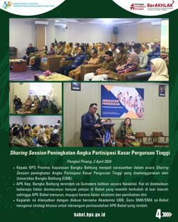 Sharing Session Peningkatan Angka Partisipasi Kasar Perguruan Tinggi