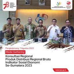 Bangka Belitung Province Hosts  Regional  PDRB-ISE in the Sumatra Region in 2023.