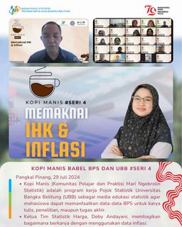 KOPI MANIS (Statistic of Kepulauan Bangka Belitung Province dan UBB) seri 4 