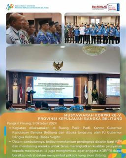 Vth Korpri Deliberation for Kepulauan Bangka Belitung Province