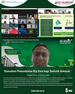 Konsultasi Pemanfaatan Big Data bagi Statistik Sektoral