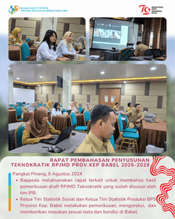 MEETING TO DISCUSSION THE TECHNOCRATIC PREPARATION OF RPJMD PROV.KEP BABEL 2025-2029