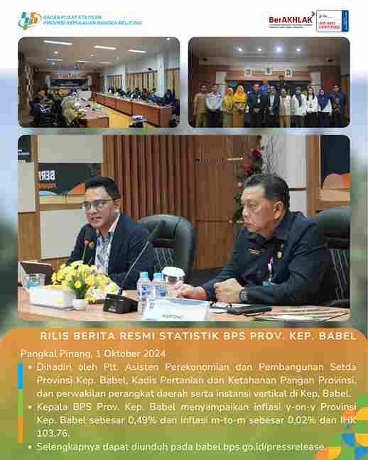 Rilis Berita Resmi Statistik BPS Provinsi Kep. Bangka Belitung