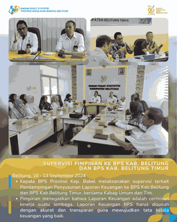 Supervision to BPS Belitung and BPS Belitung Timur