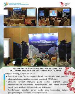 Workshop on Creative Economic Ecosystem Development in Kepulauan Bangka Belitung Province