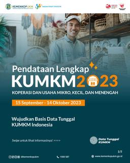 KemenKopUKM Gandeng BPS Lakukan Pendataan Lengkap Koperasi dan UMKM 2023