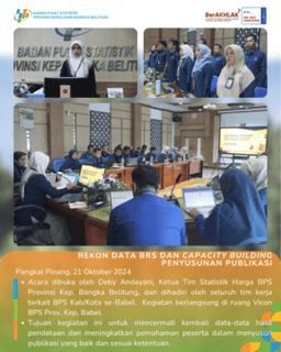 Rekon Data BRS dan Capacity Building penyusunan publikasi