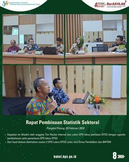 Rapat Pembinaan Statistik Sektoral