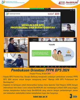 Pembukaan Orientasi PPPK BPS 2024