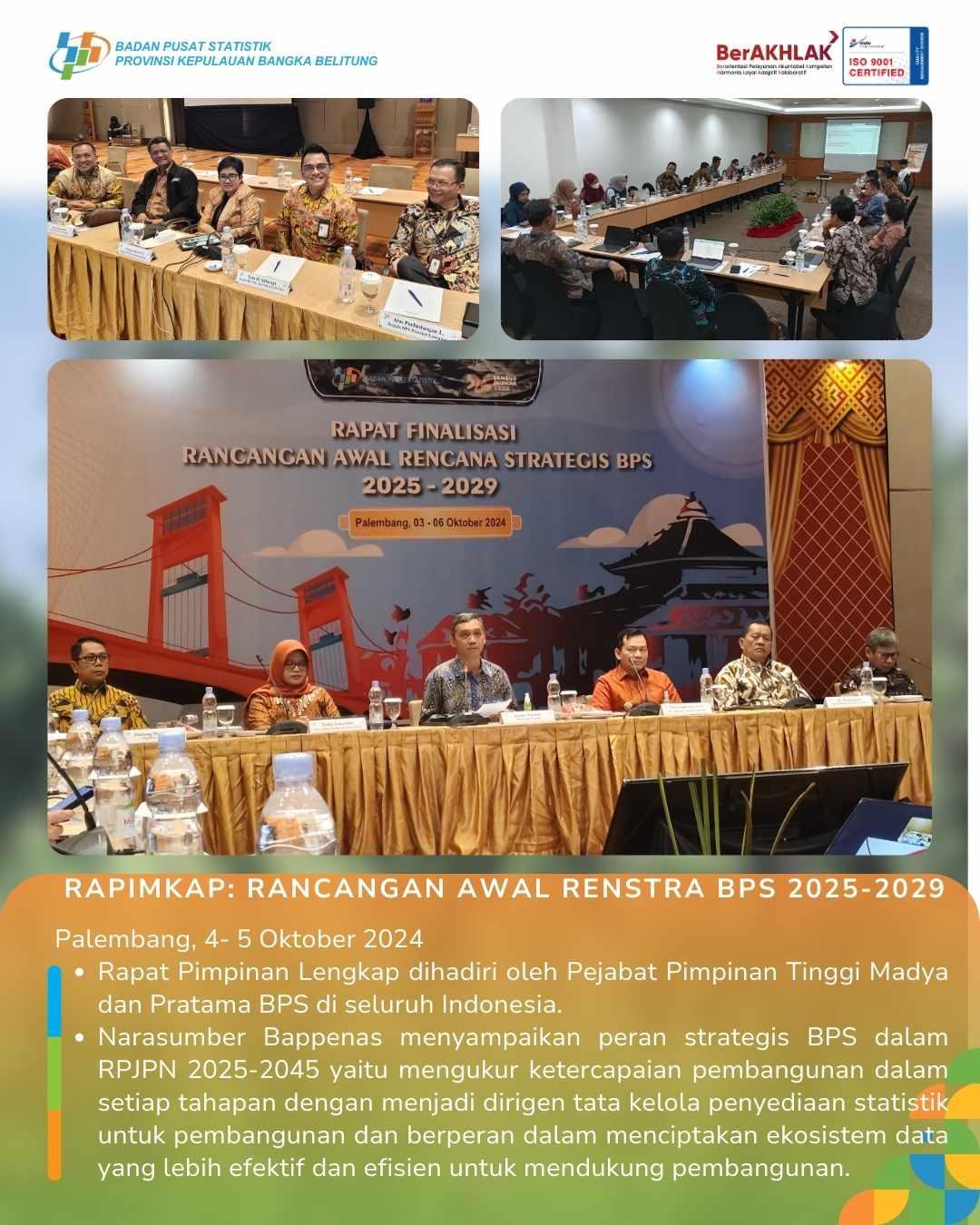 RAPIMKAP: Rancangan Awal Renstra BPS 2025-2029